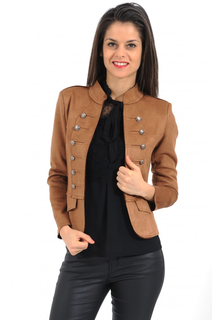 CHINON veste femme col officier - La boutique Dalmard Marine