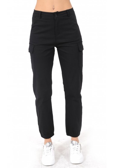 Pantalon cargo Noir