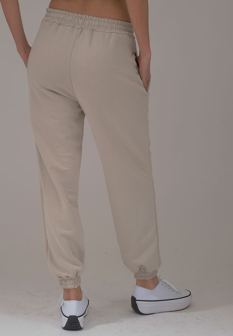 Pantalon de survêtement femme Beige confortable et tendance