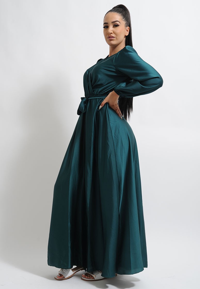 A.L.C Satin A.L.C Femme Vêtements Robes Robes longues décontractées et dété en coloris Vert 