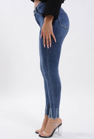 Jeans slim bleu...