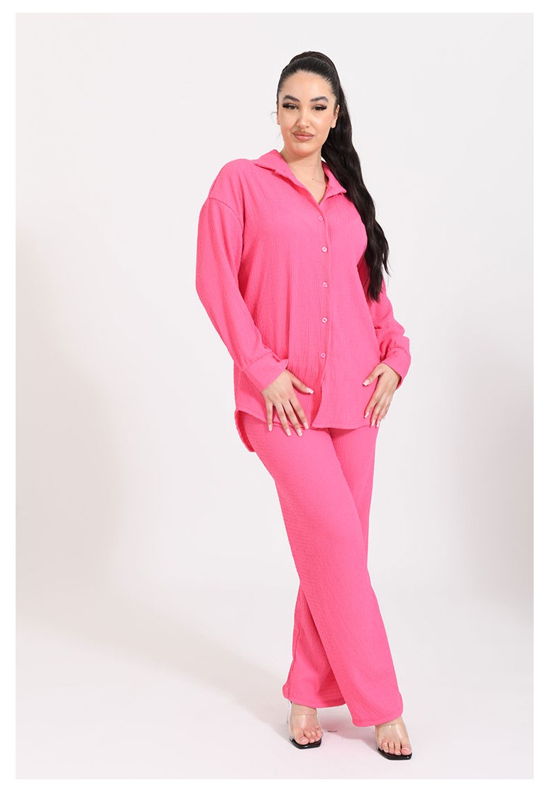 Pantalon hotsell rose fluide