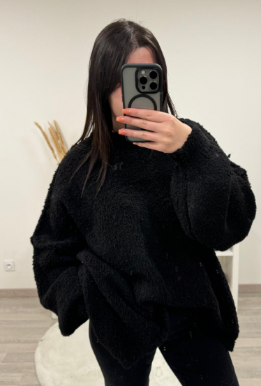 Pull ample noir